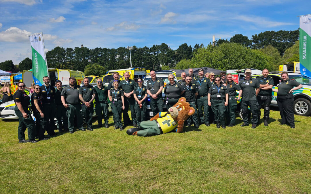 SCAS attend Emergency Services Day, Gang Warily, Fawley over May bank holiday