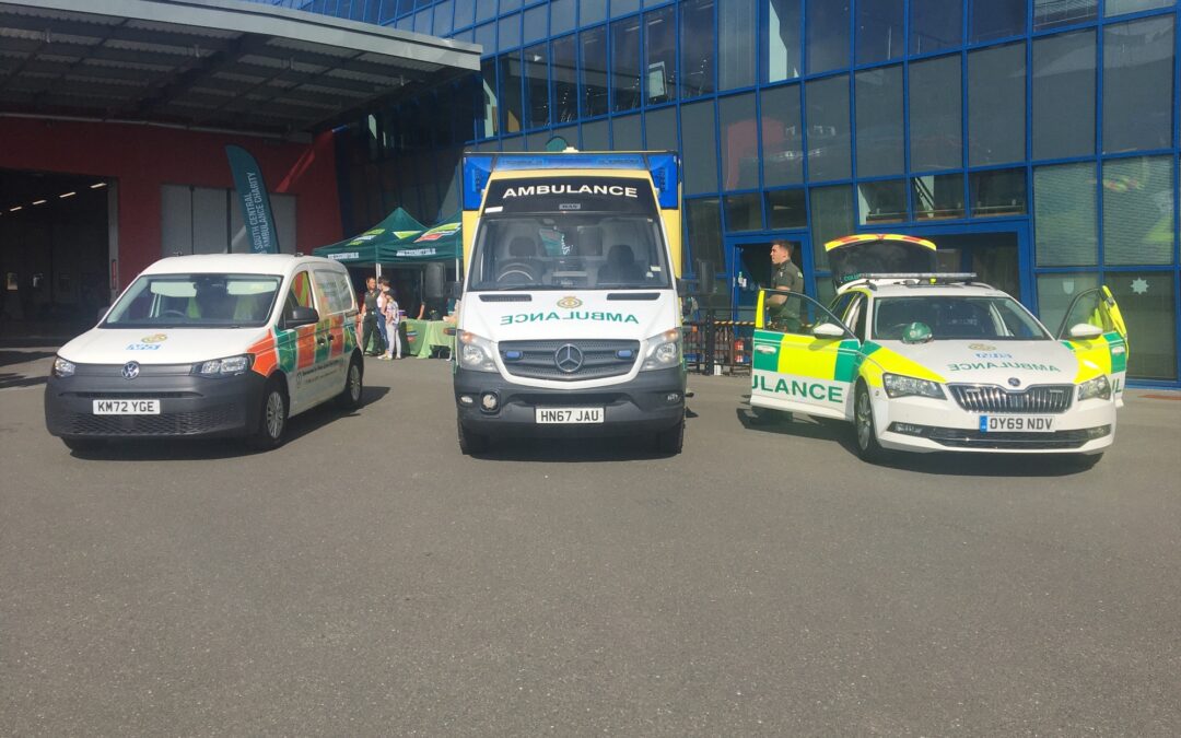 SCAS Public Governor attends Blue Light Day, Milton Keynes