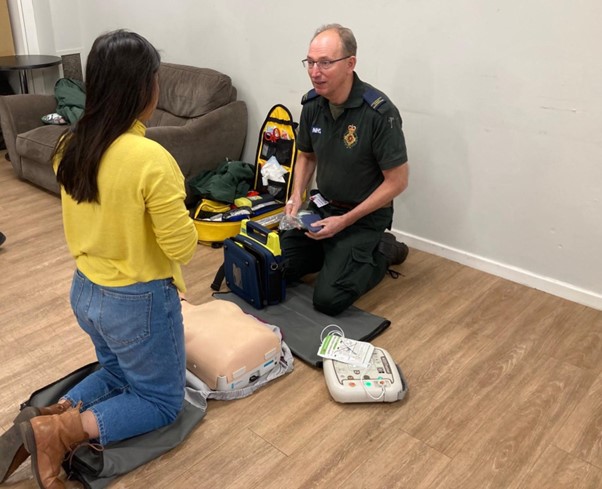 CPR education at Barton Community Centre