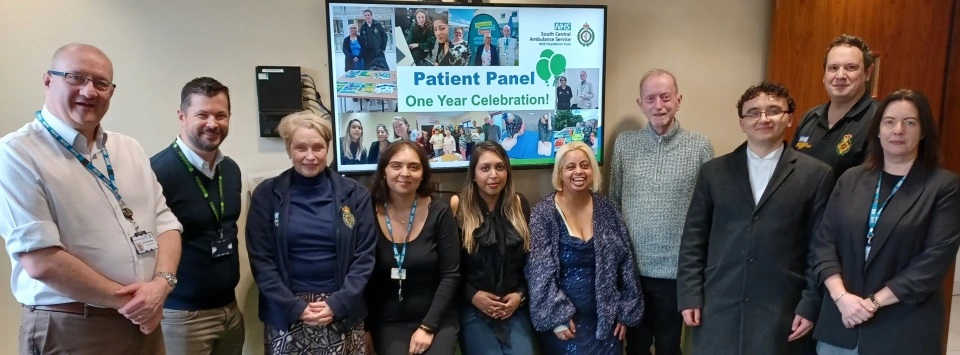 Members of the SCAS patient panel visiting our teams